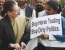 Murder of democracy: Cong protests against BJP