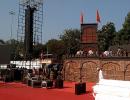 WATCH: Art director Nitin Desai designs Uddhav's stage