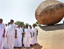 Buddha, fighting bulls to welcome Modi, Xi