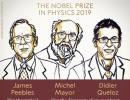 Cosmology trio win Nobel Physics Prize