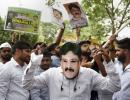 Thousands out to protest Shivakumar's arrest