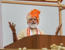 Gave befitting replies to those challenging India: PM