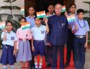 Pranab Mukherjee's daughter tweets old I-Day pics