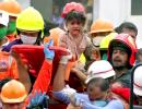 Raigad miracle: 4-yr-old rescued from building rubble