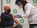 Biden publicly receives COVID-19 vaccine