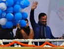 Aam aadmi Kejriwal scripts extraordinary win in Delhi