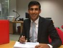 PIO Rishi Sunak says he is running for British PM