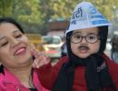 AAP invites 'Baby Mufflerman' to Kejriwal swearing-in