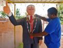 This Trump superfan worships 6-ft statue of US prez