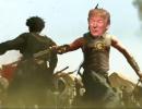 SEE: Trump becomes 'Baahubali' ahead of India visit