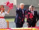 Trump, Melania pay homage to Gandhi at Rajghat