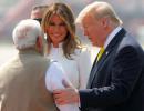 Bear hugs, charkha moment & Taj Mahal: Day 1 for Trump