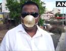 Pune man gets mask made of gold worth Rs 2.89 lakh