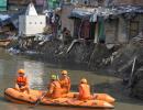 SEE: House collapses as drain in Delhi overflows