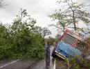 Trees and poles fall as 'Nisarga' makes landfall