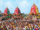 PIX: Historic Rath Yatra held in Puri under curfew