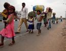 Workers in Guj begin over 600-km trek home on foot