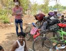 Why migrants are leaving Mumbai on cycle