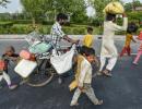 Lockdown woes: When life's belongings fit on a cycle