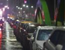 Nivar: Cars parked on flyover to avoid 2015 repeat