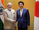 Eyeing China, Japan signs military pact with India