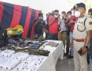 Pak drone drops weapons in J-K; 3 terrorists held