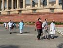 Opposition members in Rajya Sabha stage walkout