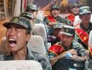 Video shows Chinese troops crying as they head to LAC