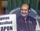 Lok Sabha witnesses continuous ruckus over Pegasus