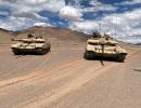 India's frontline tanks display firepower in Ladakh