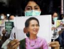 Suu Kyi gets 4-yr jail, faces 100 yrs in prison