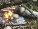 Remains of chopper crash that killed Rawat collected