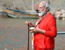 SEE: Modi takes a holy dip in Ganga at Varanasi