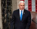 Violence never wins, says US Vice President Pence