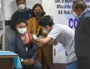 PIX: India takes 1st step to end COVID with vaccine