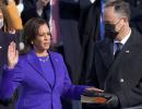 Kamala Harris sworn in as America's first woman VP