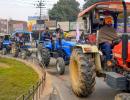 Farmers' stir: Tractors make their way to Delhi