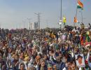 More farmers pour into protest site at Ghazipur border