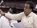 RS suspends TMC MP who tore IT minister's papers