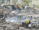 Delhi: Rohingya settlement gutted in fire