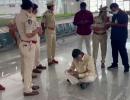 TDP chief detained at Tirupati airport, stages protest