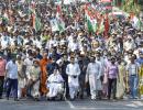 Mamata holds roadshow in Kolkata on wheelchair