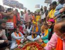 BJP MP defies ban, performs Chhath Puja at Yamuna Ghat