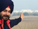 What was Sidhu doing at India-Pak border?