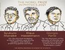 Manabe, Hasselmann, Parisi win 2021 Nobel for Physics