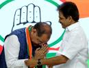 Jolt to BJP in U'khand as minister, son join Congress