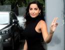 Actor Nora Fatehi appears before ED in PMLA case