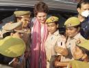 UP women cops face action for selfie with me: Priyanka