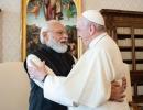 During hour-long meet Modi invites Pope to visit India