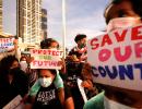 Children Take Part in Sri Lanka Protest